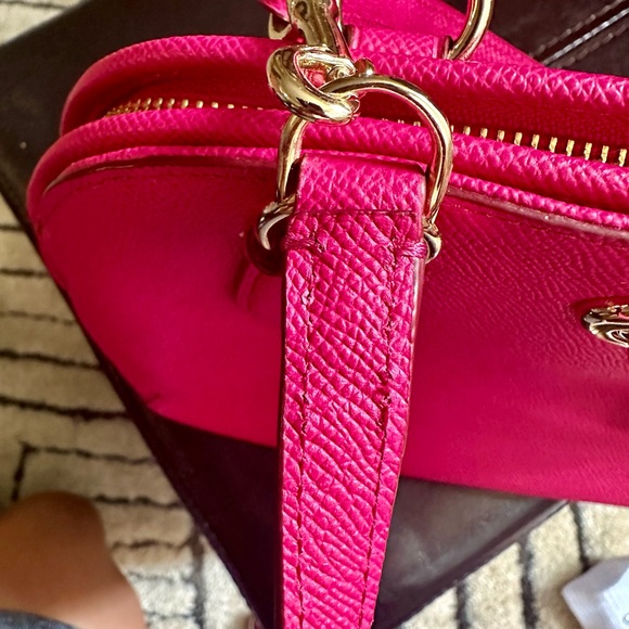 COACH | Prince Street Mini Satchel w/ Crossbody Strap in Pink Ruby - Picture 14 of 16